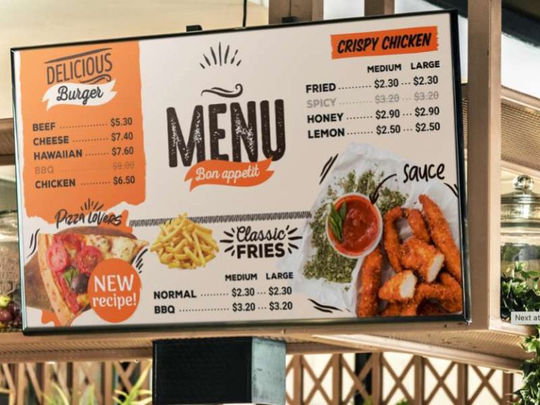 More Than a List of Prices: How Menu Boards Shape Customer Choices and ...
